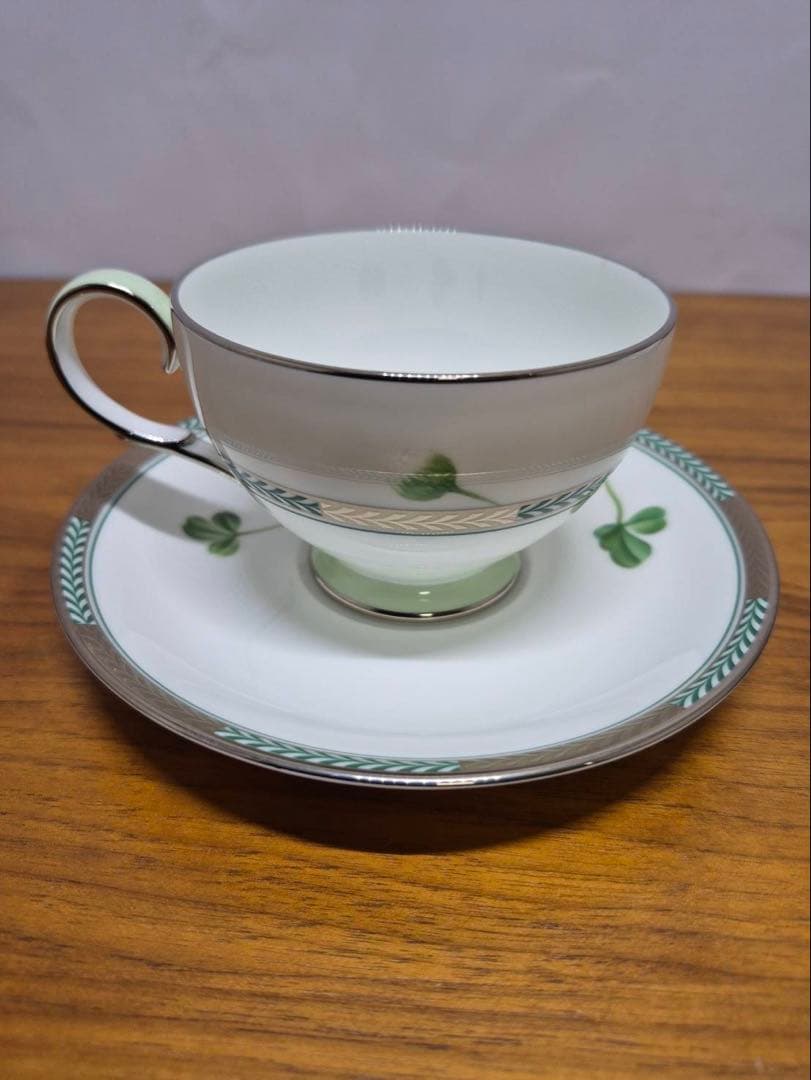 ★超希少★Noritake ノリタケ 『しろつめくさ』金銀セット ハンドメイド