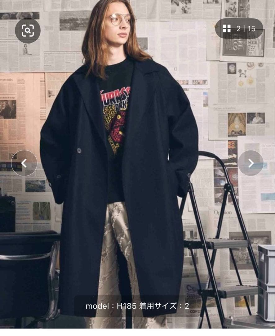 MAISON SPECIAL リバーメルトンプライムオーバーダブルコート