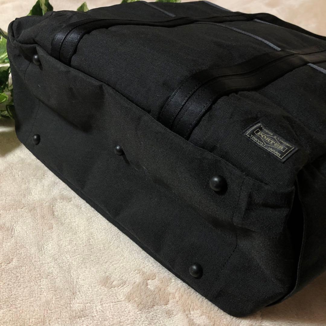 ★K, S,★極美品　ポーター　ハイブリッド　トートバッグ　ブラック