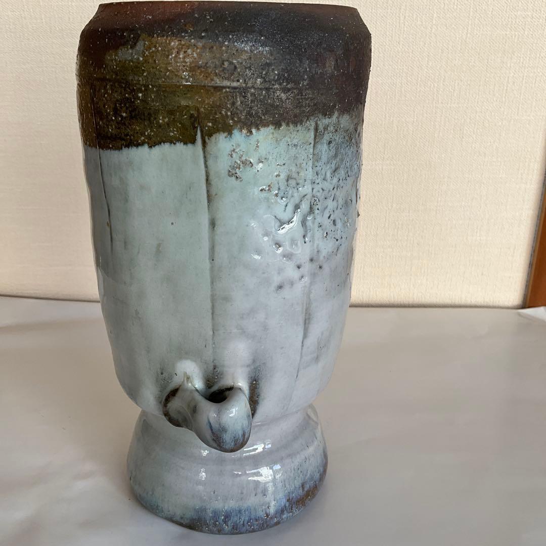 岡田裕作　萩耳付花入