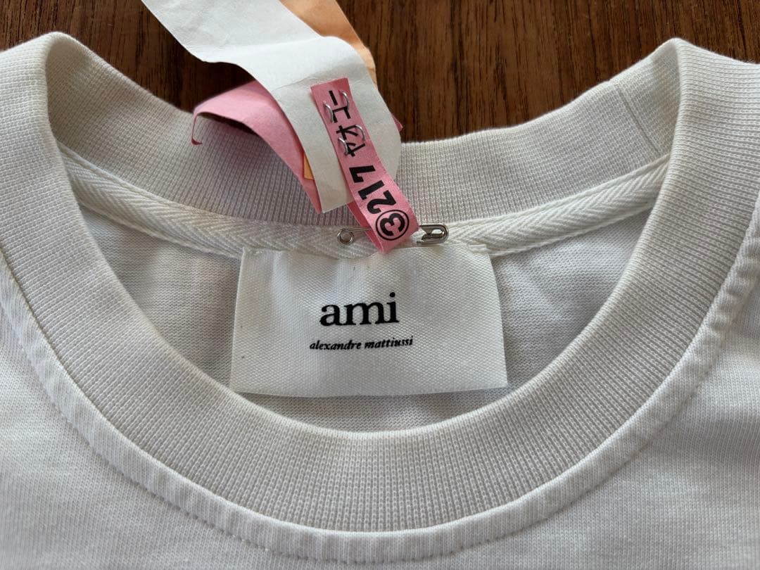 【正規品】AmiParis アミパリス ボーダーロンT ホワイト&ブラック