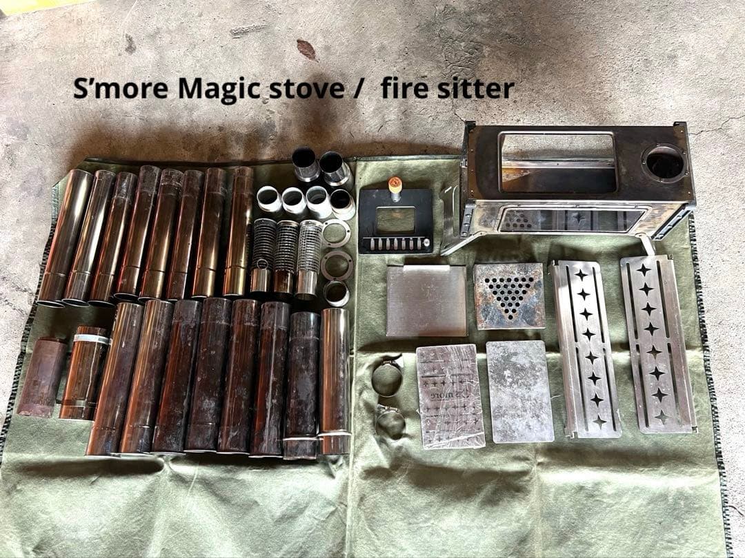 S’more 薪ストーブ Magic stove ペレットキット追加煙突セット