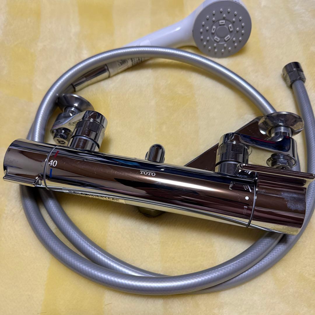 TOTO サーモスタット混合水栓 TBV03401Jシャワーヘッドホース付き