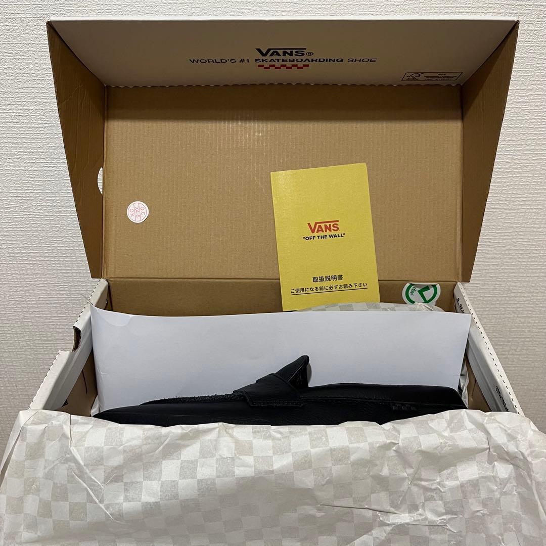 Vans スケートローファー　レザー　30cm ブラック　プロモデル　完売
