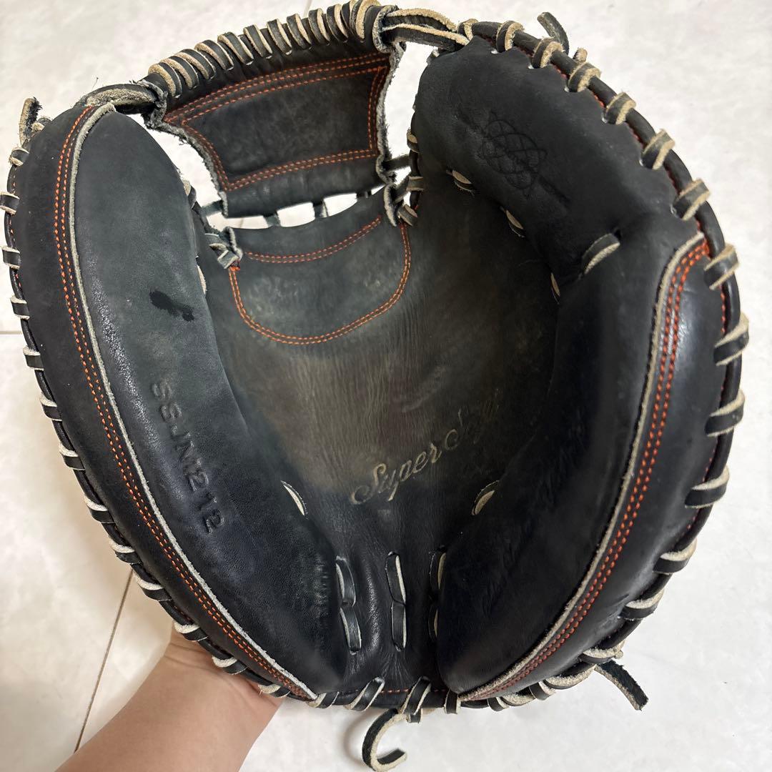 Super Soft 軟式キャッチャー グローブ ブラック