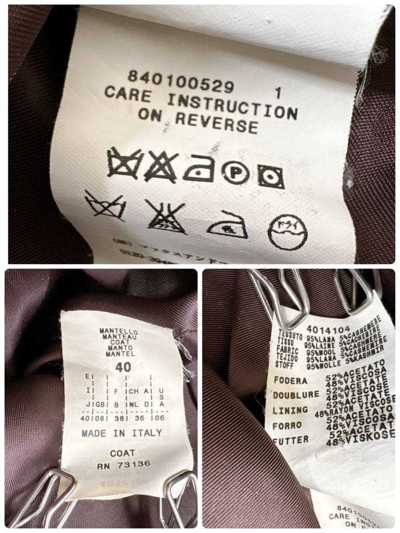 【MAX & Co.】マックス＆コー チェスターコート 40 ベージュレディース