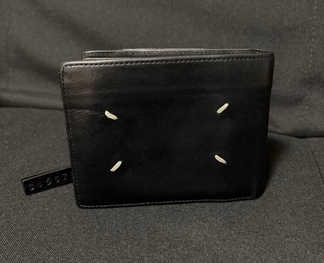 MaisonMargiela 4ステッチ 二つ折り財布 廃番モデル ブラック