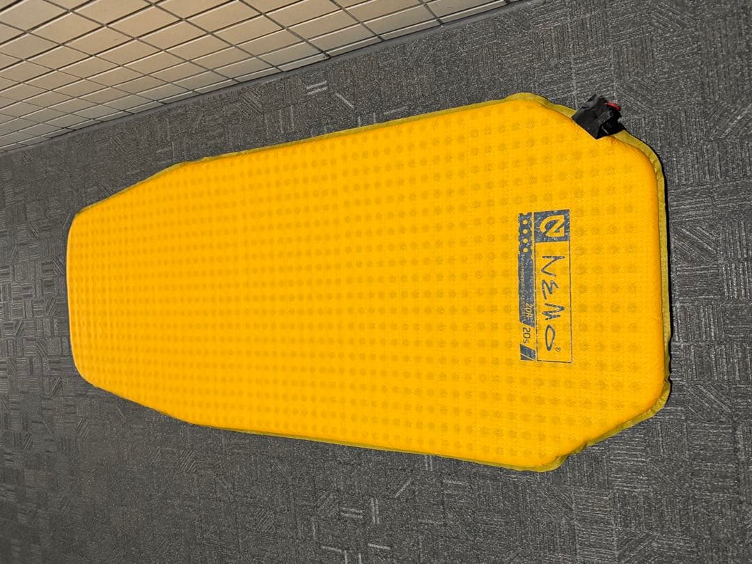 【1回使用】NEMO ZOR スリーピングマット イエロー