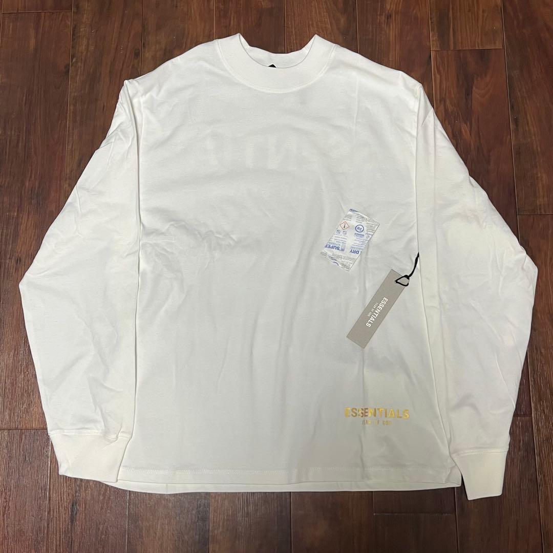 fog essentials長袖Long BeachロンT白ホワイトロゴ入手困難