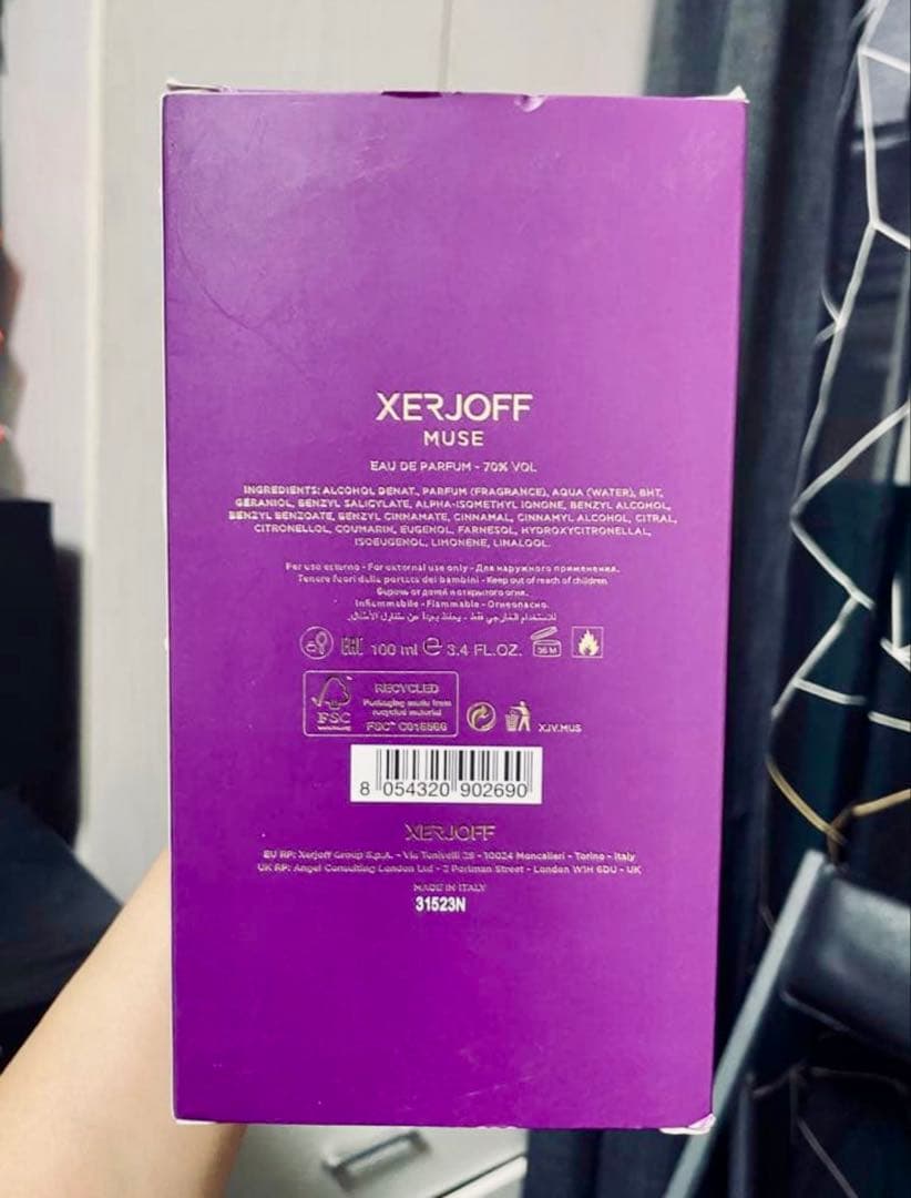 XERJOFF MUSE オードパルファム 100ML