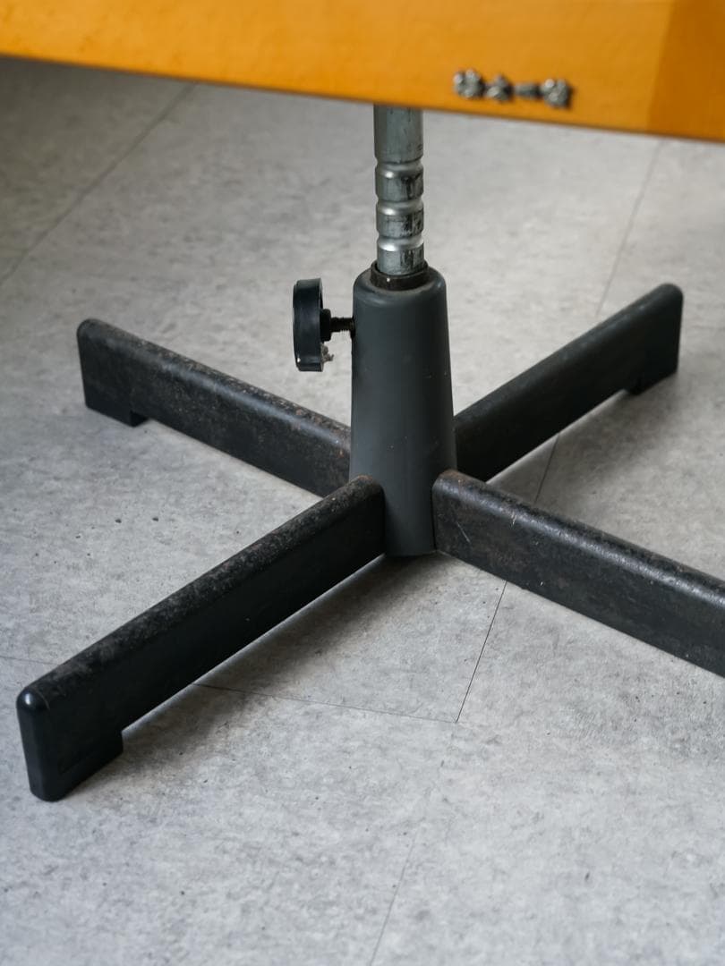 60-70's \"浜本工芸\" デスクチェア 千鳥格子 ミッドセンチュリー