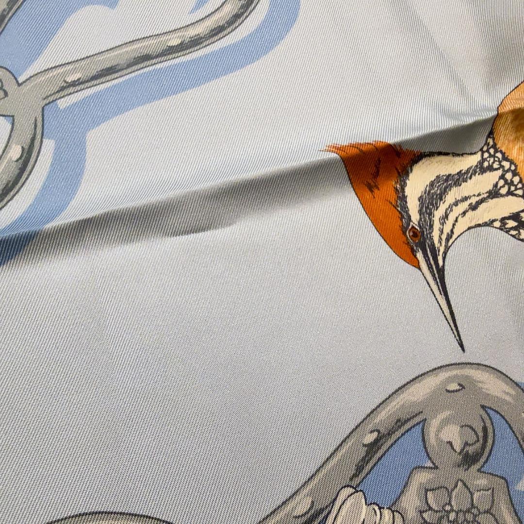 ◇エルメス◇シルク/カレ90/インドとヒマラヤの小鳥たち/スカーフ/タグ付き