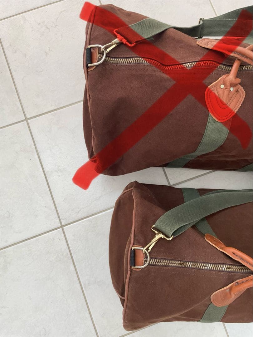 ふみ　LL Bean エルエルビーン　ボストンバッグ　ヴィンテージ