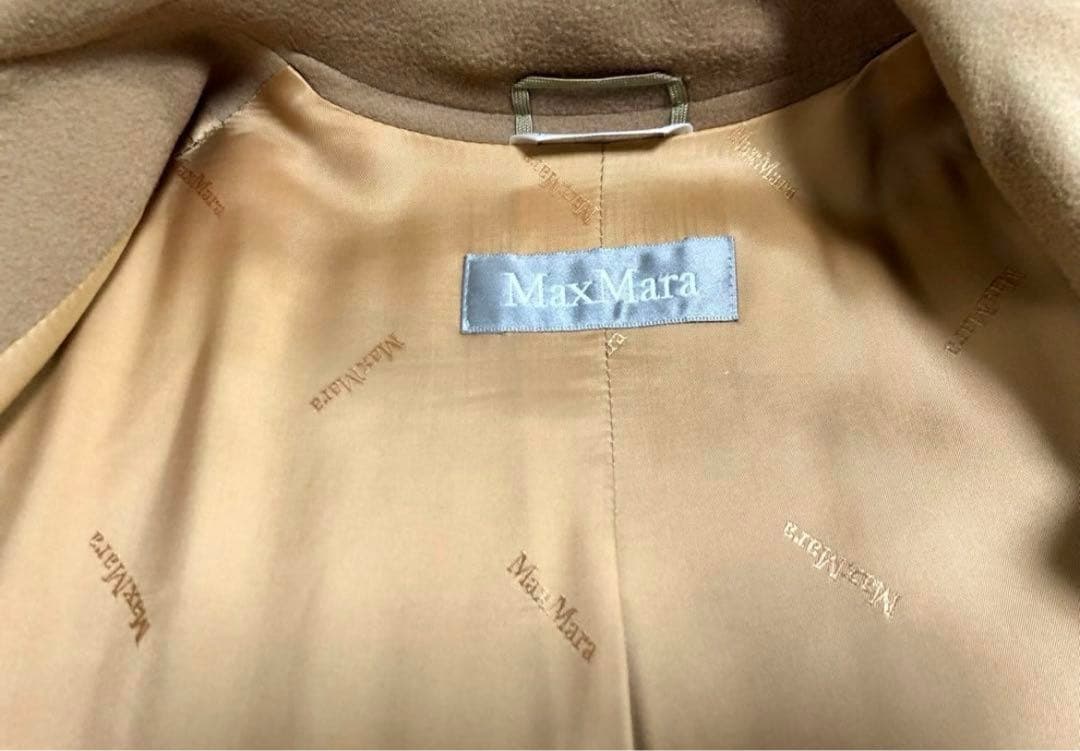 【美品】Max Mara ロングコート　サイズ40 キャメル　マックスマーラ