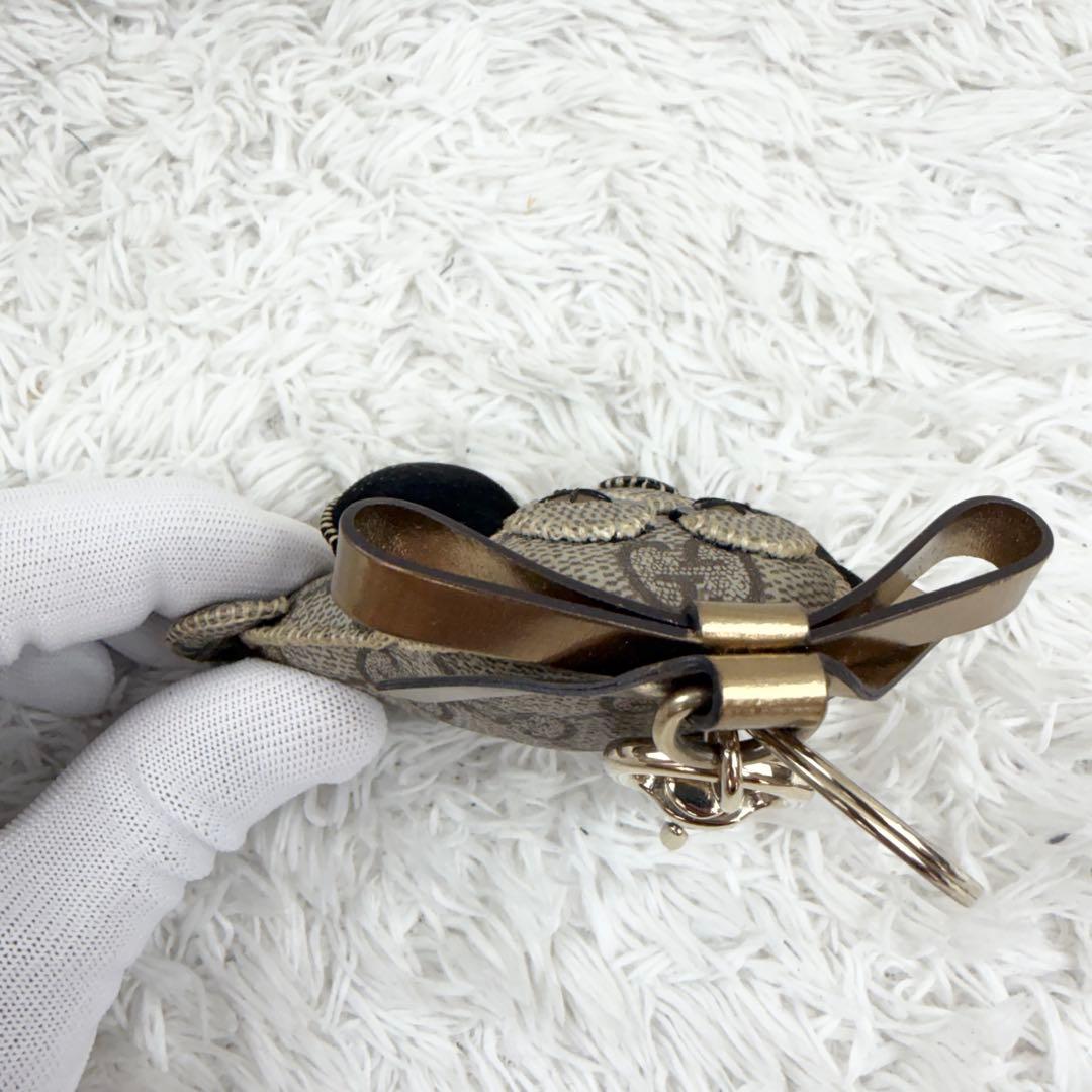 ✨極美品✨ グッチ グッチョリ ビークルサム GG柄 キーリング キーホルダー