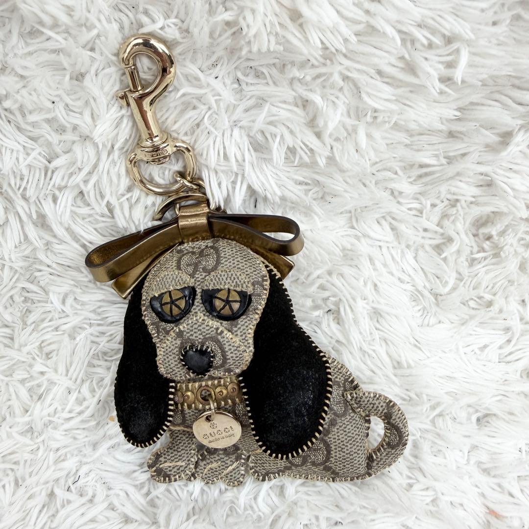 ✨極美品✨ グッチ グッチョリ ビークルサム GG柄 キーリング キーホルダー