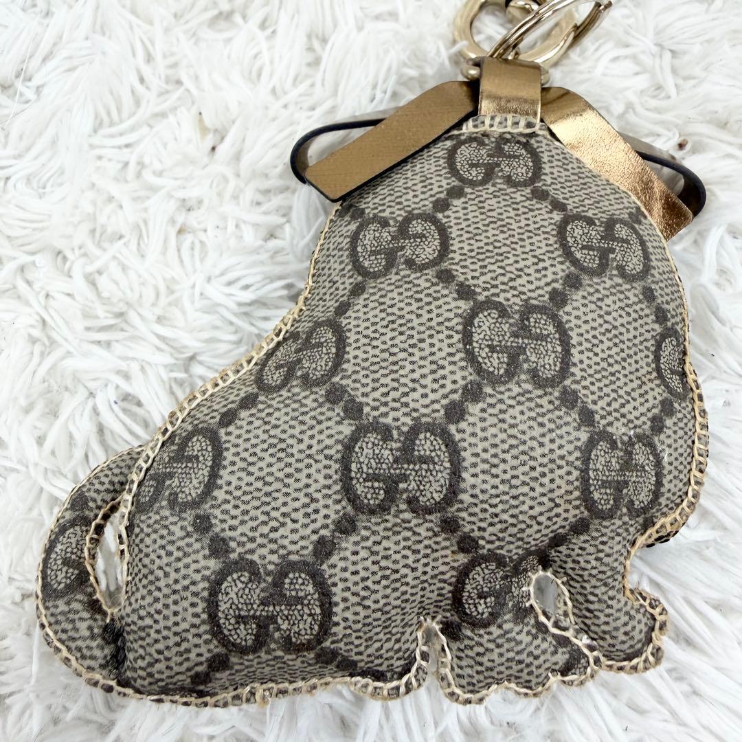 ✨極美品✨ グッチ グッチョリ ビークルサム GG柄 キーリング キーホルダー