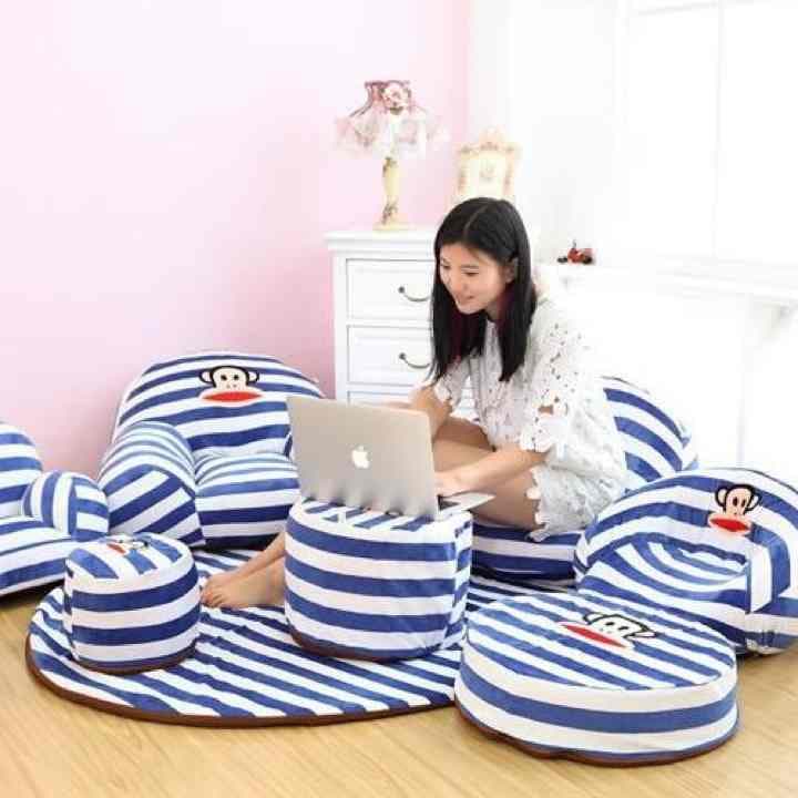 ぬいぐるみソファ椅子じゅうたんミニソファ8点セットサル002503