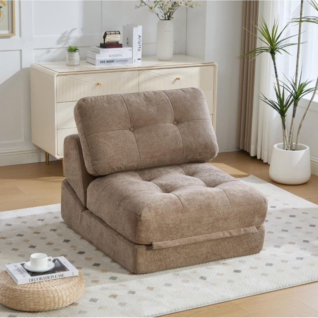 ソファ 折りたたみ ソファベッド 1人掛け 幅75cm リクライニング シングル