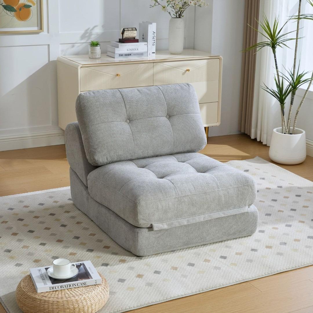 ソファ 折りたたみ ソファベッド 1人掛け 幅75cm リクライニング シングル