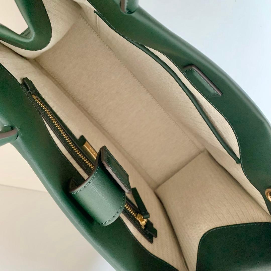 【TORY BURCH】トリーバーチ エラ バイオ トートバッグ グリーン 新品