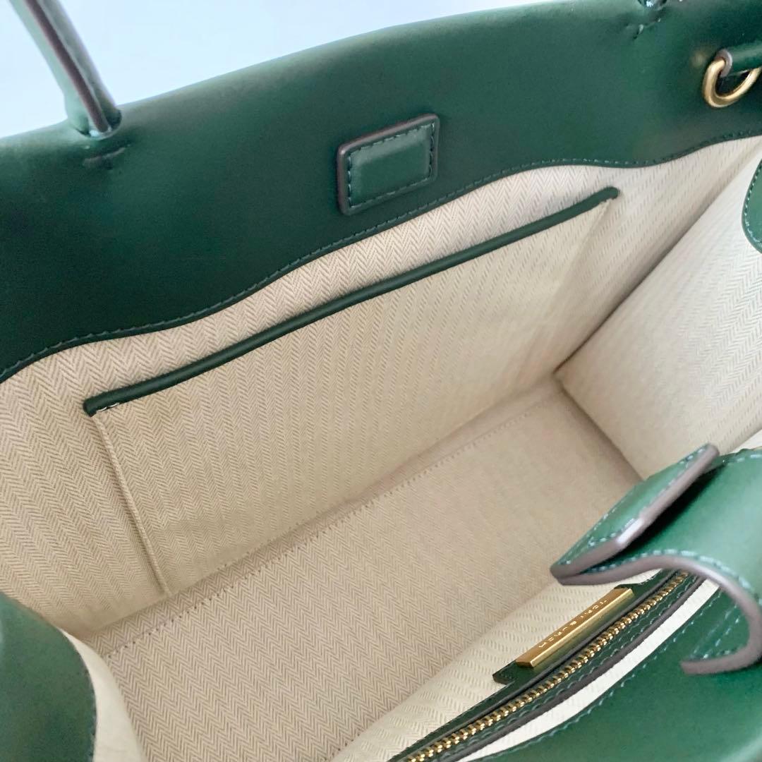 【TORY BURCH】トリーバーチ エラ バイオ トートバッグ グリーン 新品