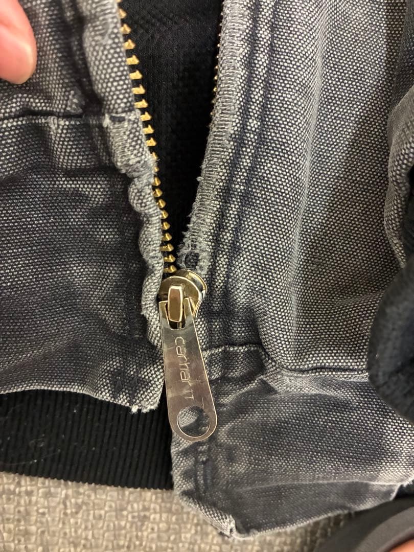 Carhartt アクティブジャケット USA製 星タグ 短丈　ハチノス　襤褸