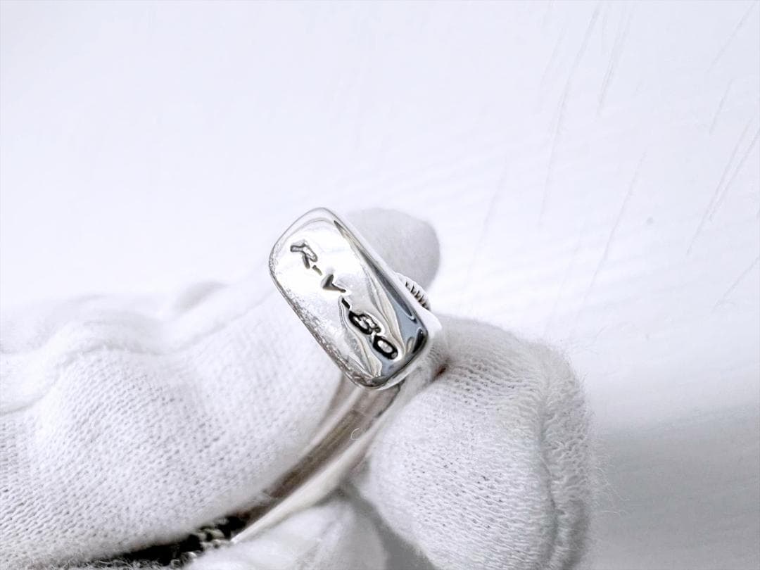 美品　スティーブアルビソ　ホースウィスパラー　バングル　925　4ｍｍ