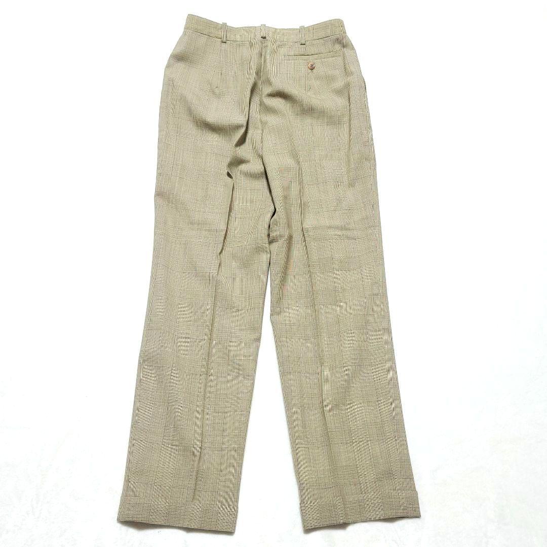 【美品】バーバリー　パンツ スーツセットアップ シングル 2B グレンチェック