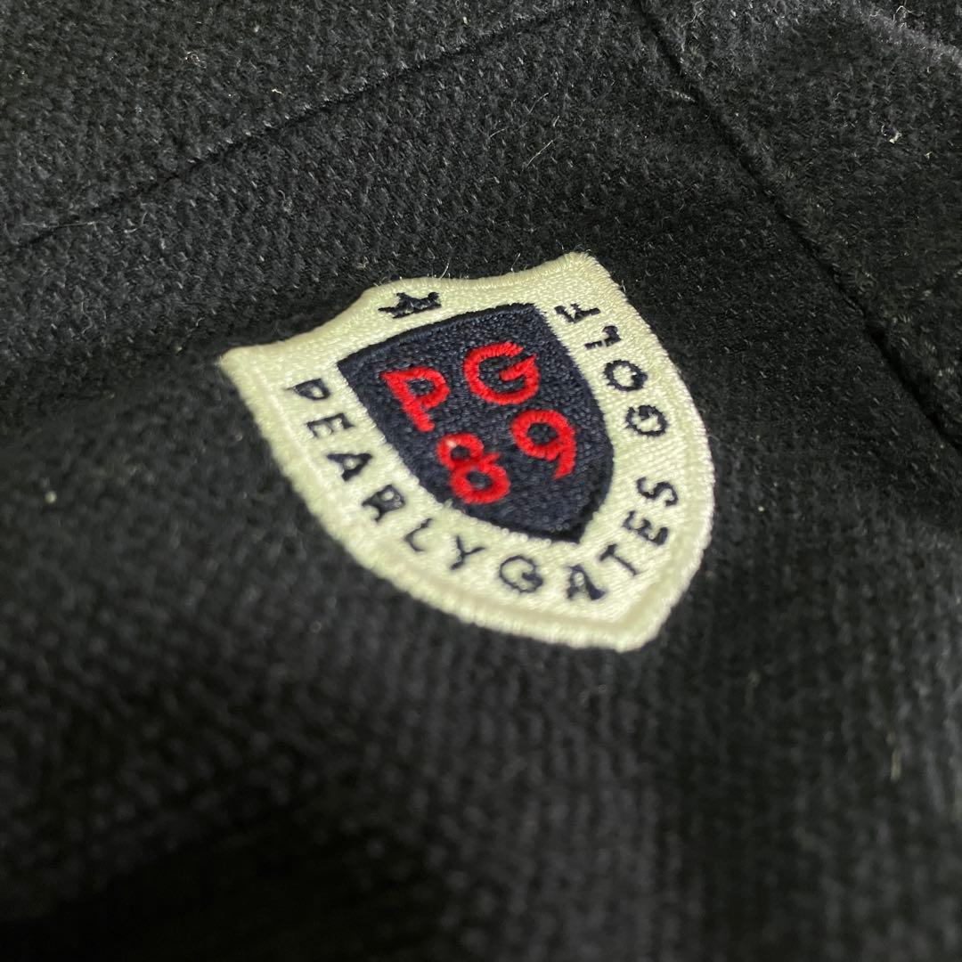 パーリーゲイツ ゴルフ パンツ　発熱 蓄熱 フィールサーモ ストレッチ ネイビー