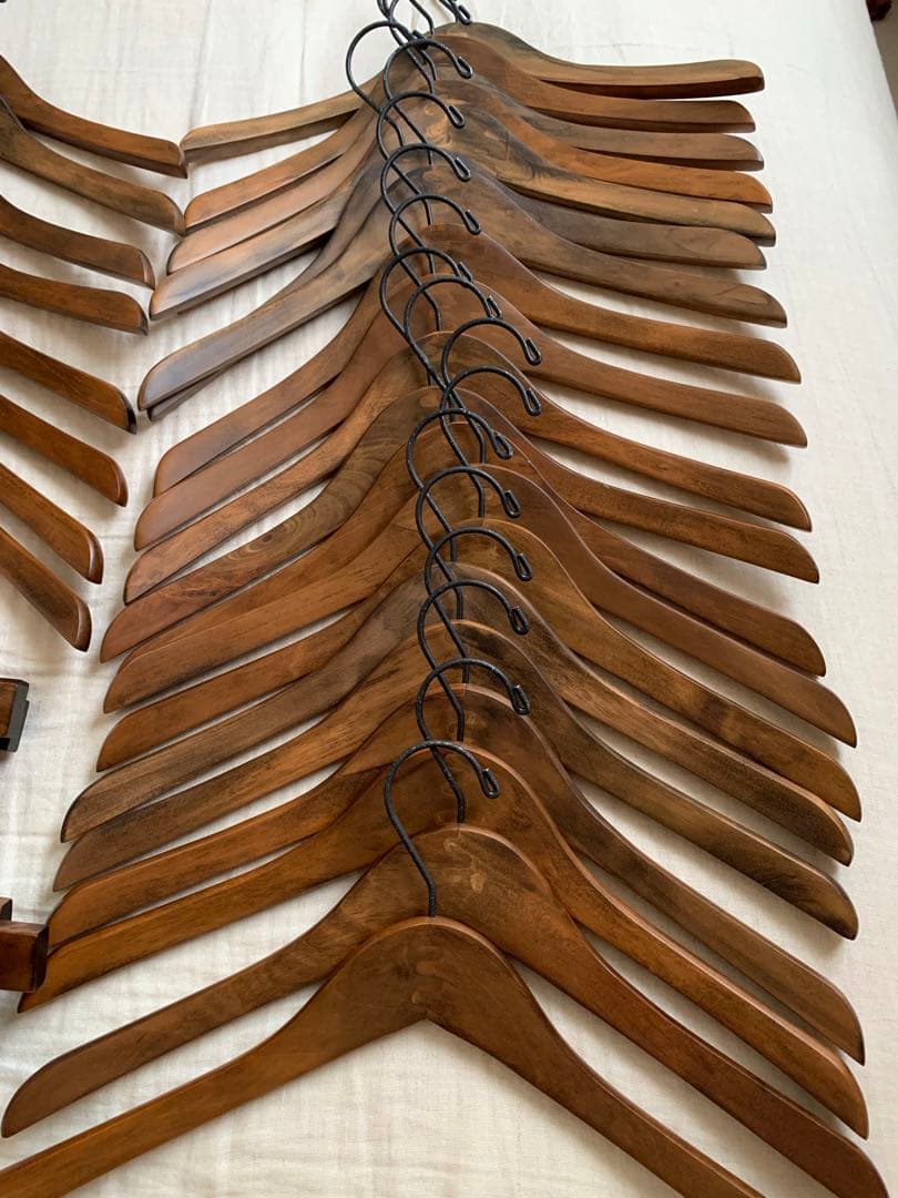 木製　ロータスハンガー ロータス プレスハンガー L まとめ売り