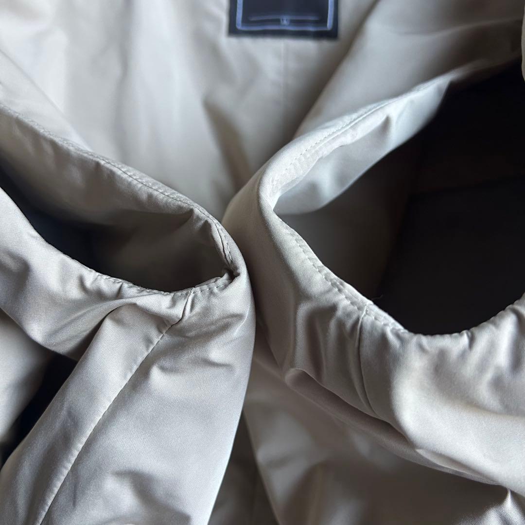 美品✨フォクシー ラッフルシェイプ ロングジレ 中綿 女優襟 ベージュ コート