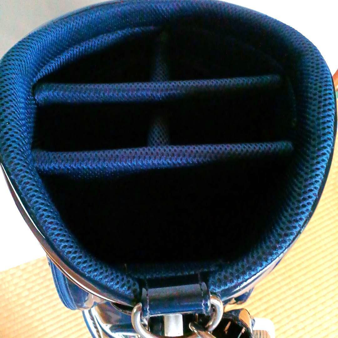 【極美品】★PSYCHO BUNNY★エナメル キャディバック ☆ サイコバニー