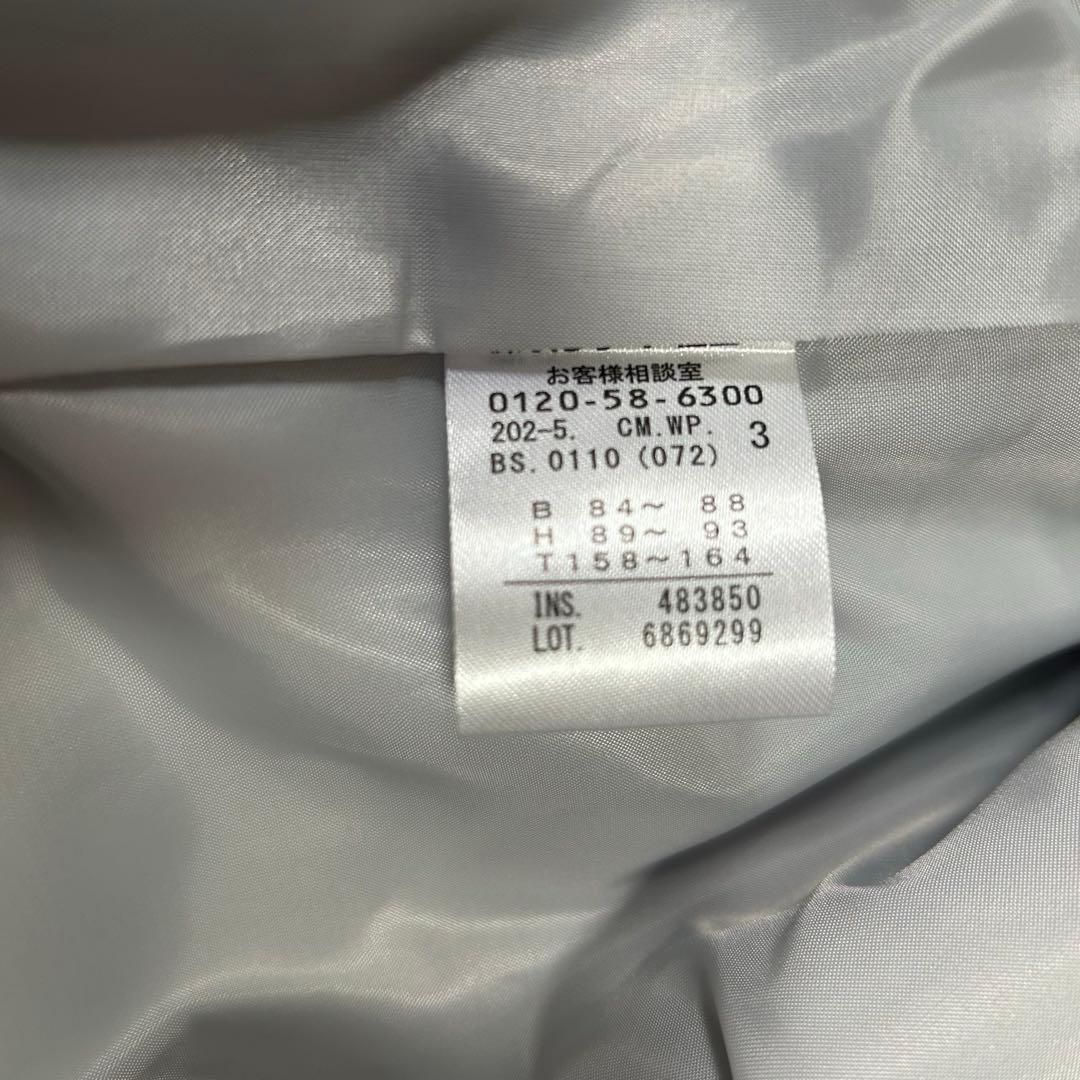 anySiS ノーブルライトテロンチコート 春コート 羽織り ブルーグレー L