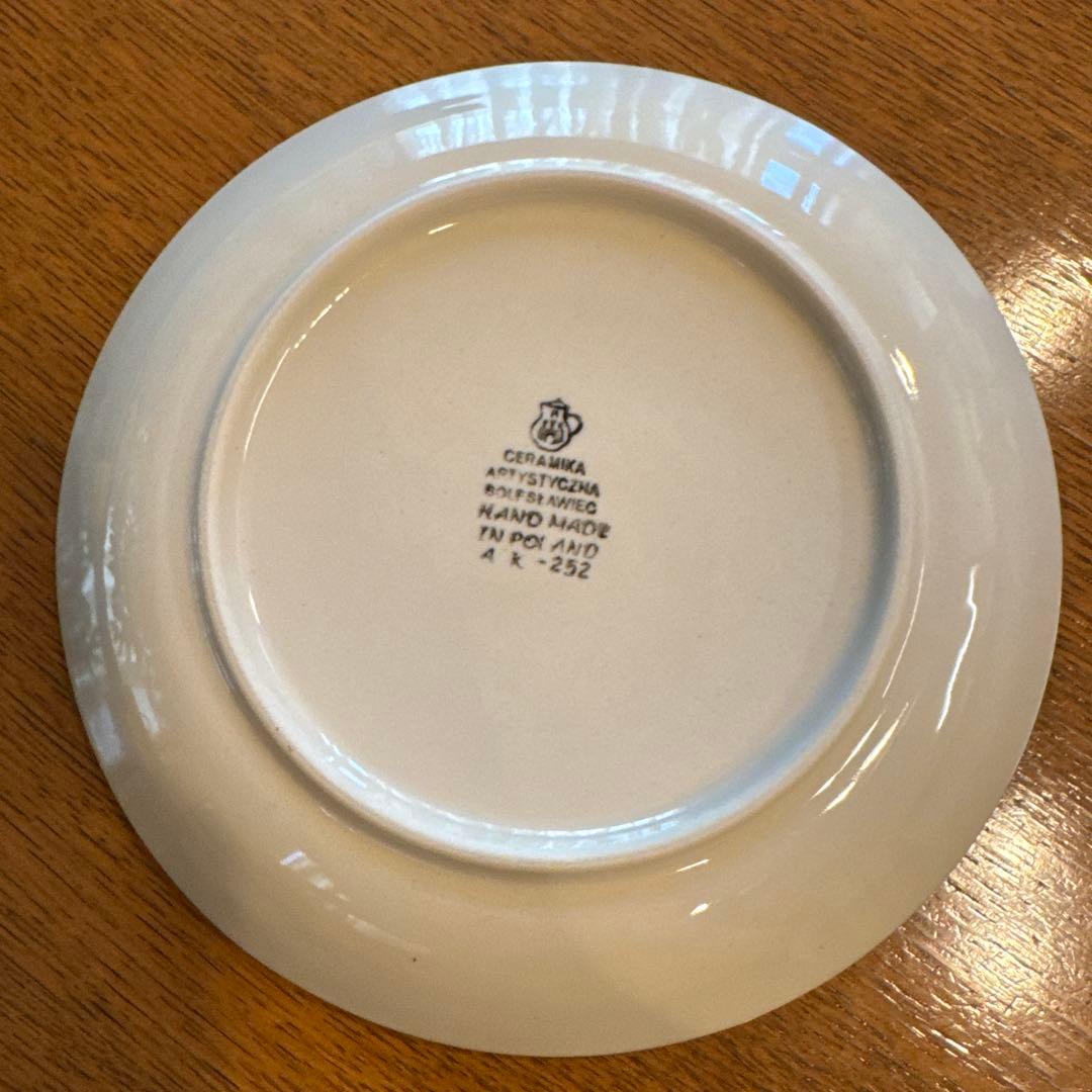 ポーリッシュポタリー　皿　プレート　約20cm 5枚セット