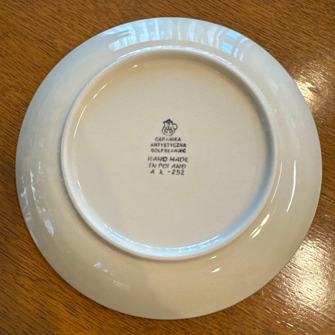 ポーリッシュポタリー　皿　プレート　約20cm 5枚セット