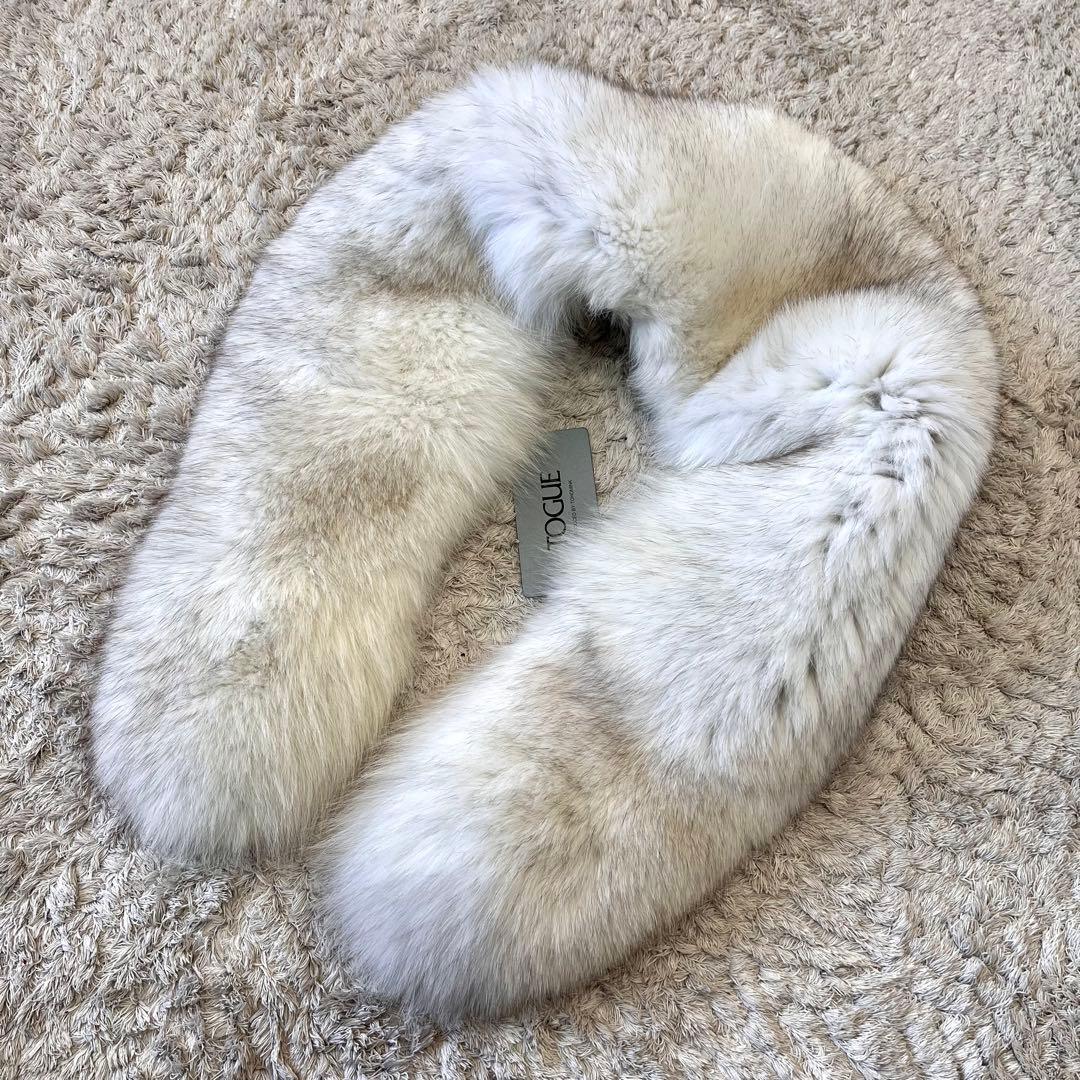 タグ付⭐︎SAGA FOX サガ ロイヤル フォックスファー ショール 成人式 白