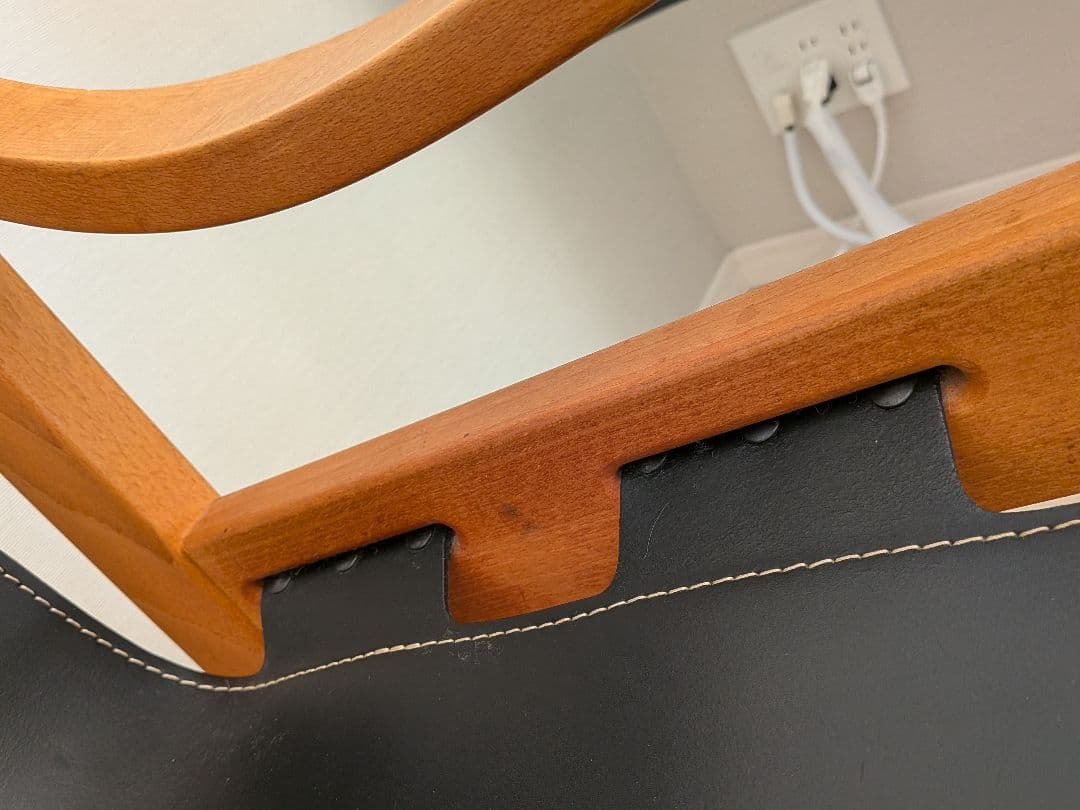 値下★ADAL イタリア ビンテージ レザーチェア　アームチェア　北欧