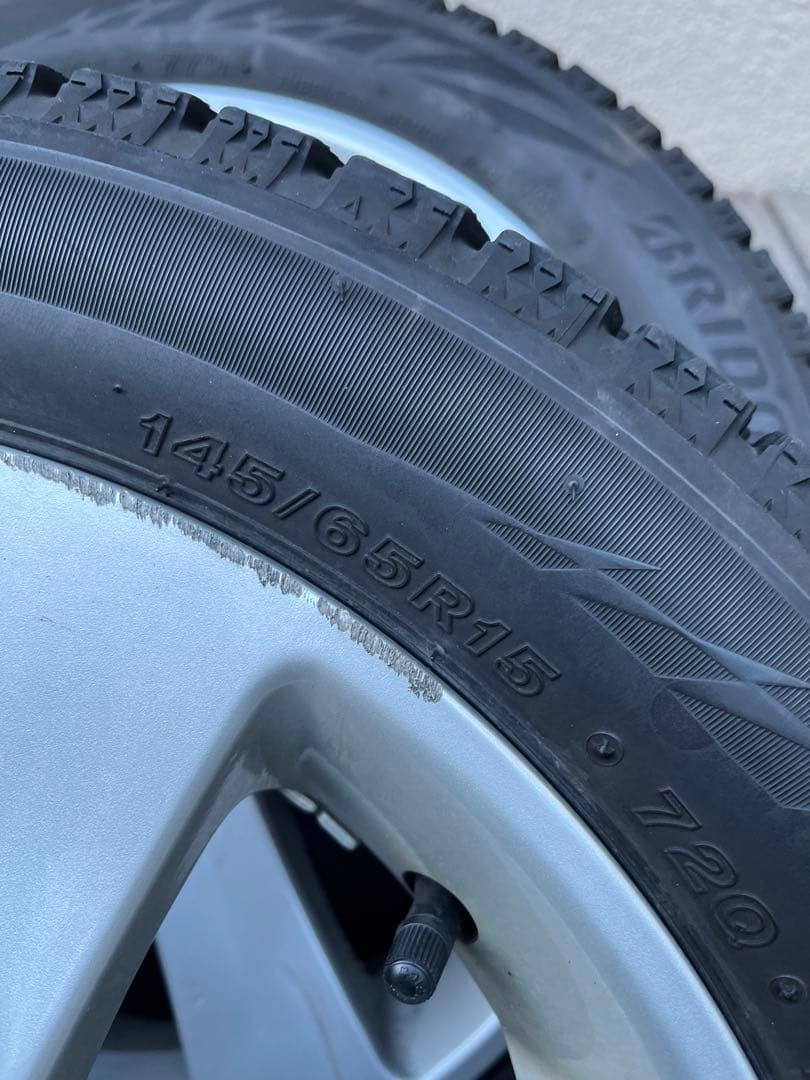 三菱アイ 、アイミーブ純正アルミホイール　ブリヂストン　スタッドレスセット