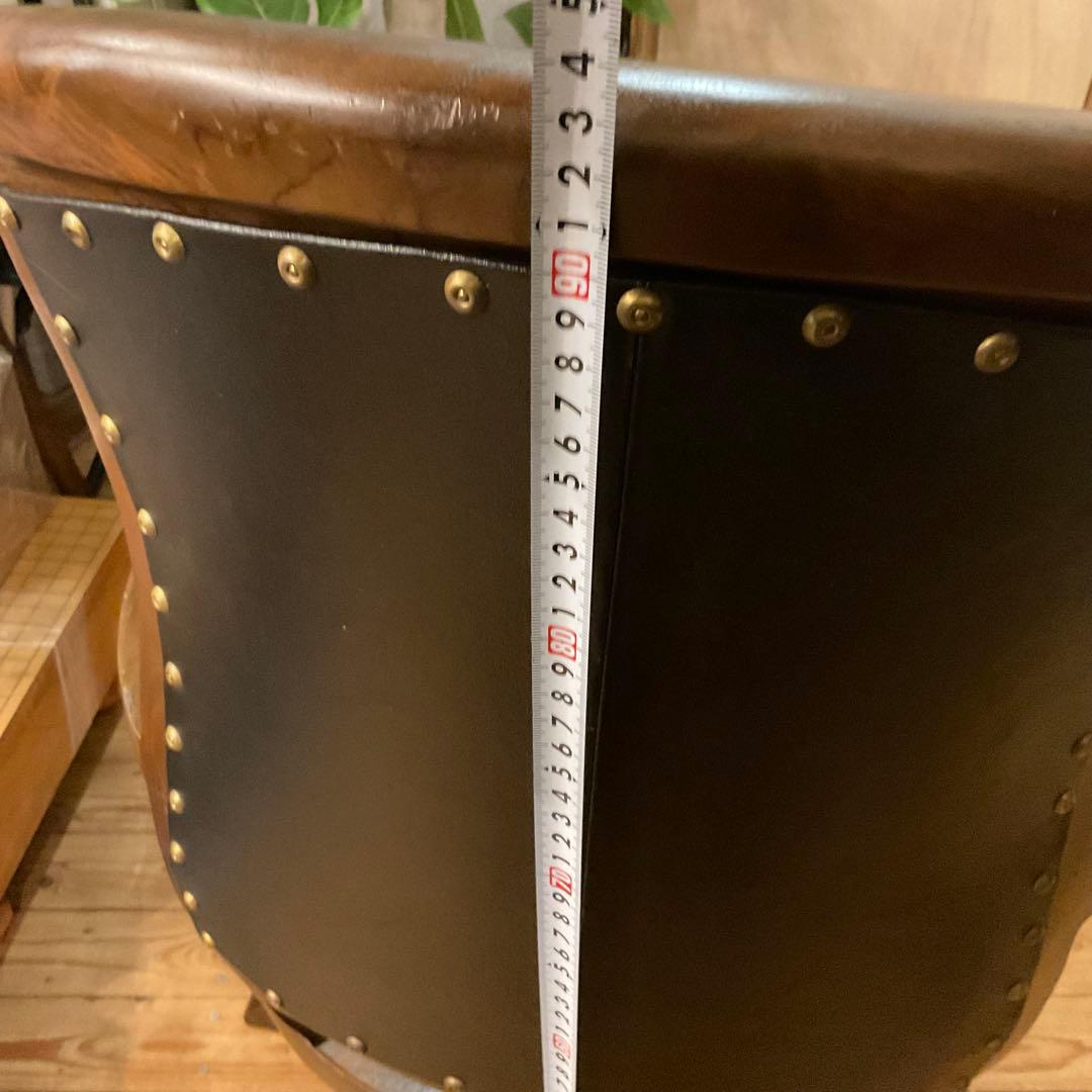 回転チェア ヴィンテージ オフィスチェア 木製 デスクチェア 椅子 レトロl