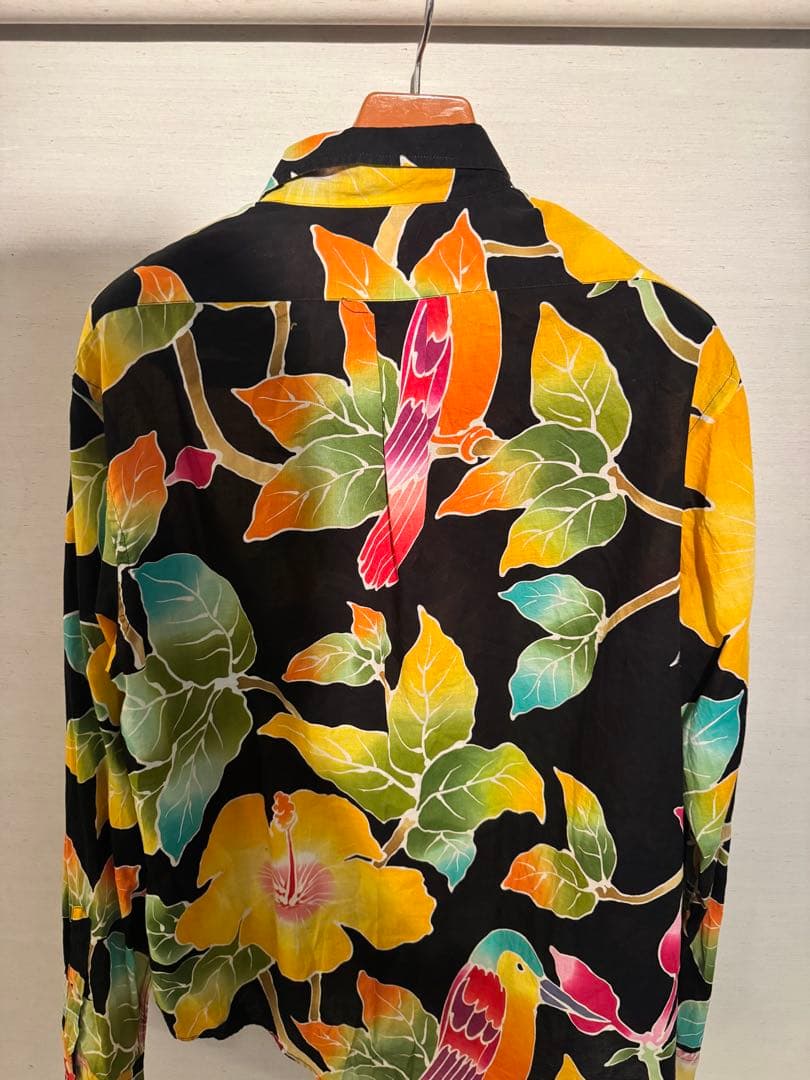 90s Dead stock ラルフローレン アロハシャツ 鳥柄 ハワイ 希少