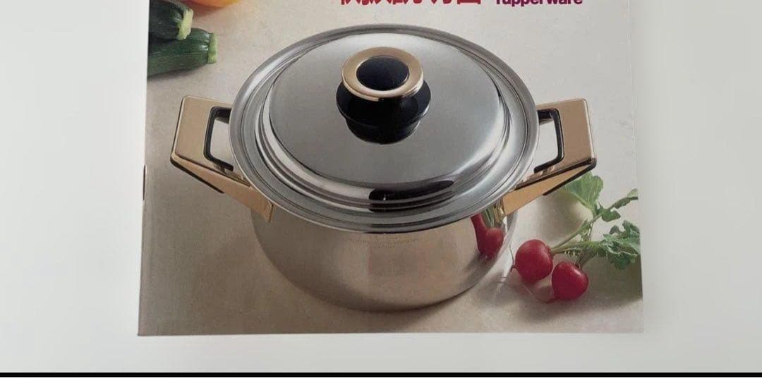 ステンレススチール製の両手鍋、TupperwareのRainbow Cooker