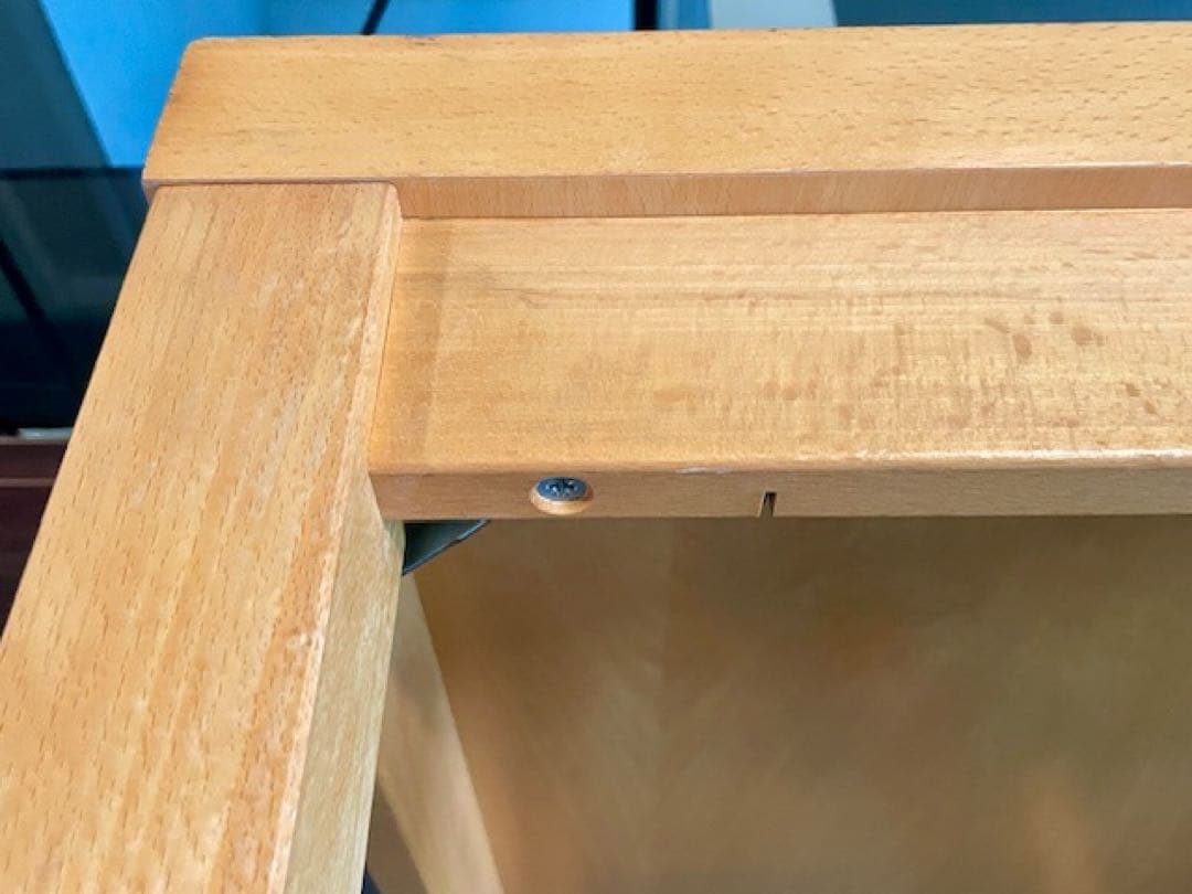 美品■MUJI/無印良品 ブナ/ビーチ材 無垢材 天然木 リビングローテーブル