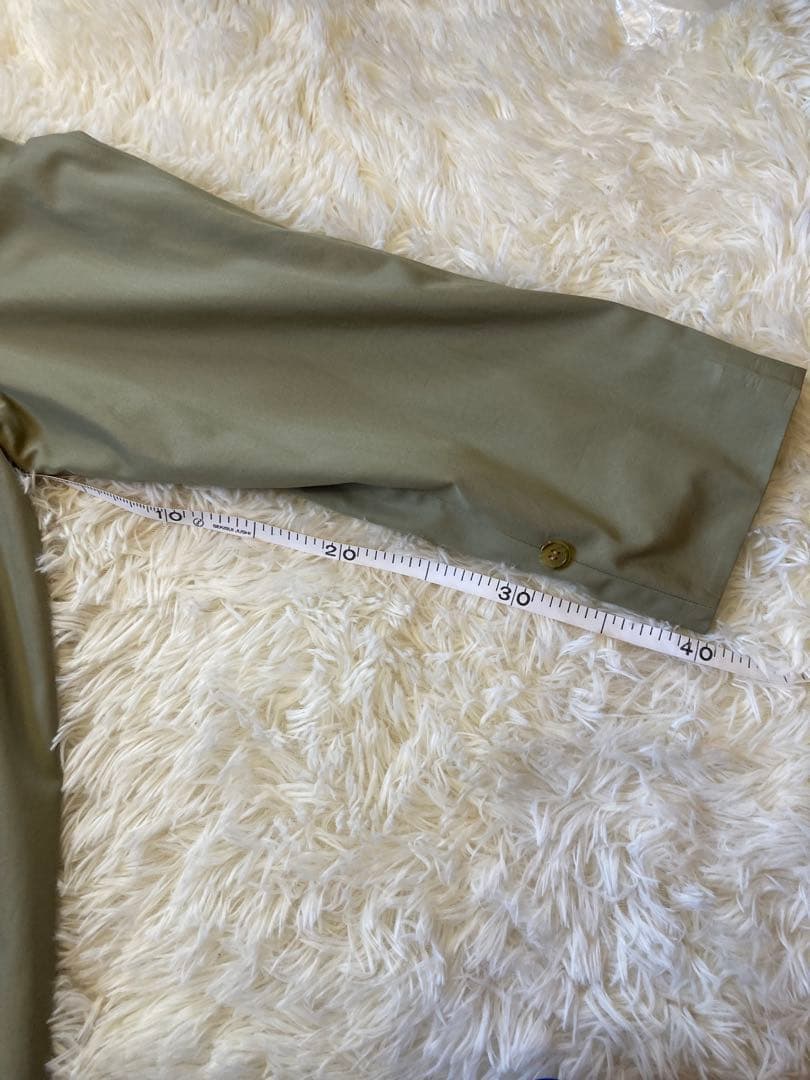 80s 90sバーバリー　ステンカラーコート　ライナー　ノバチェック 玉虫色