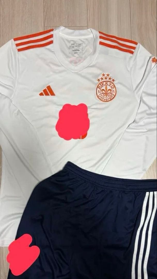 立教大学　サッカー　長袖ユニフォーム