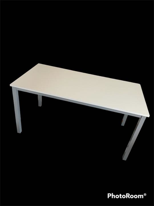 サンワダイレクト PCデスク 幅140奥行70 白 100-DESK079W