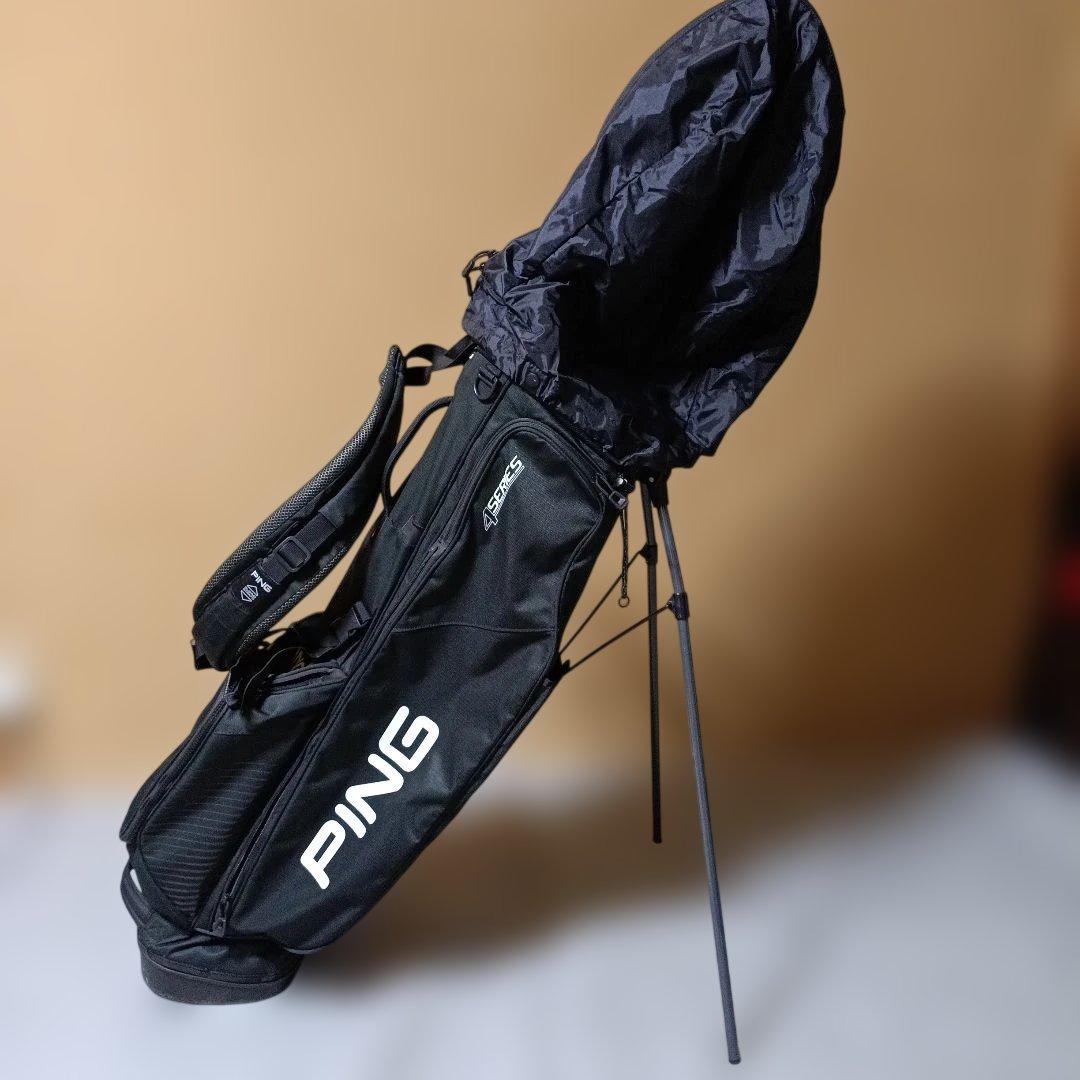 PING 4 SERIES スタンドバッグ ブラック