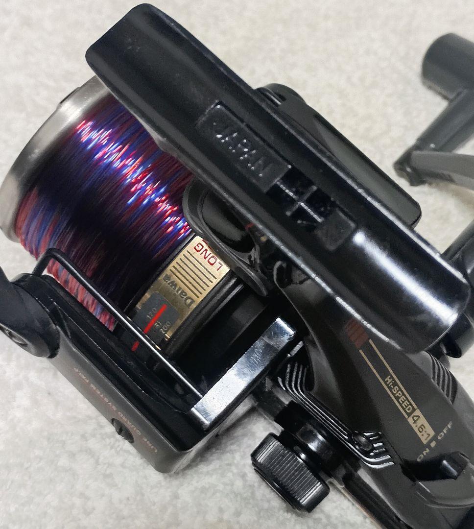 ダイワロングビームGS-5000H遠投カゴ釣り専用リール！新品ライン付かっこいい