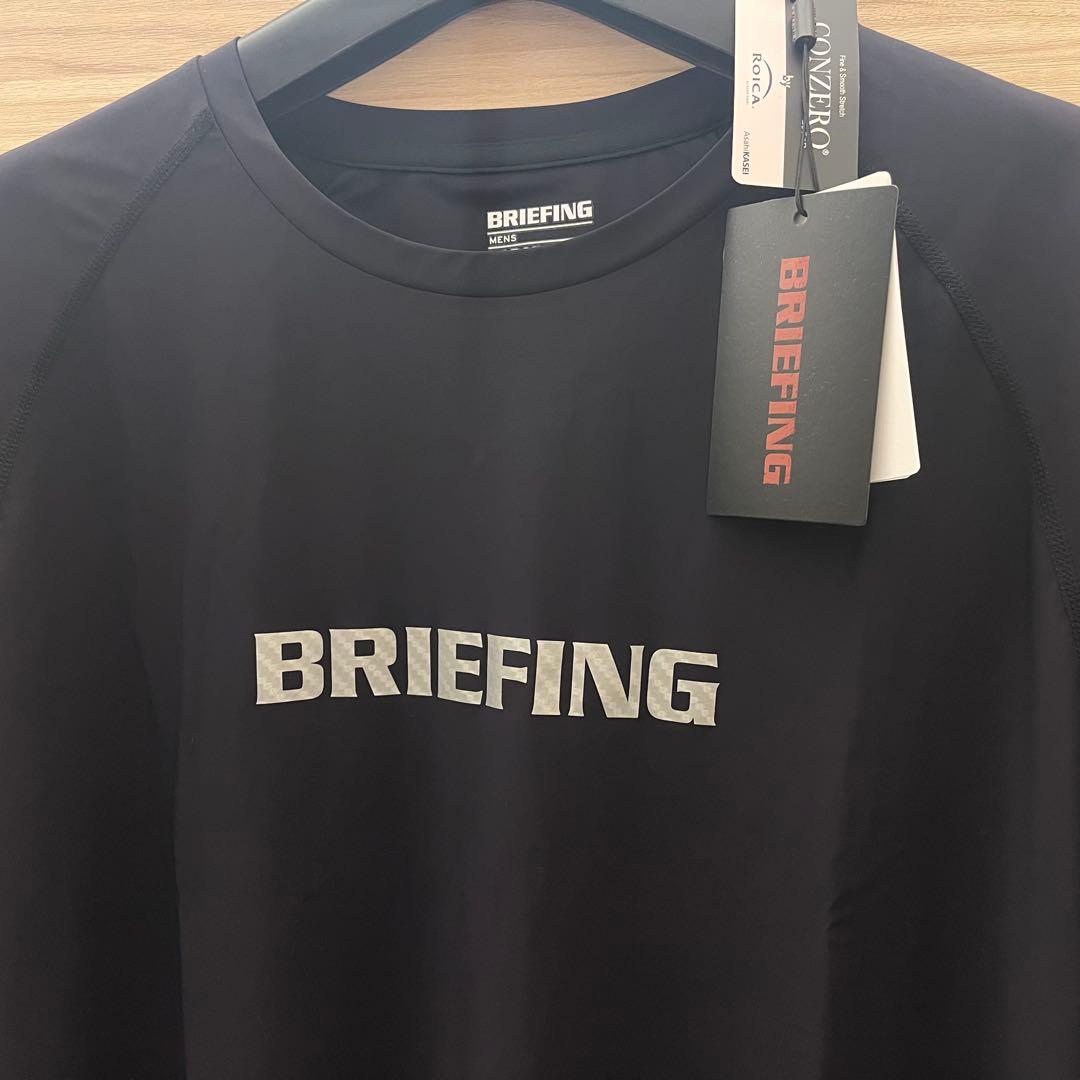 新品★BRIEFING パフォーマンスTシャツ 速乾T シャツ 黒 メンズL