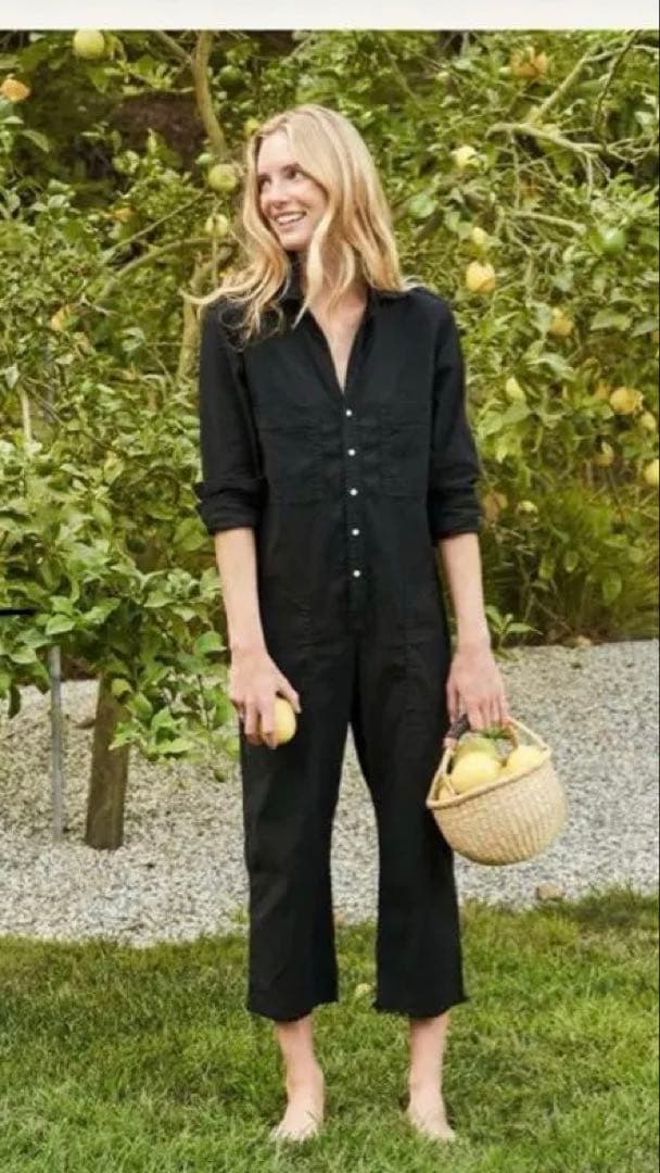 フランクアンドアイリーン　ブラックオールインワン XSサイズ